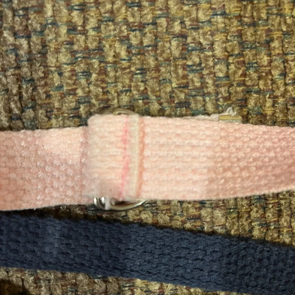 Girls Pink and Blue Fabric Belts